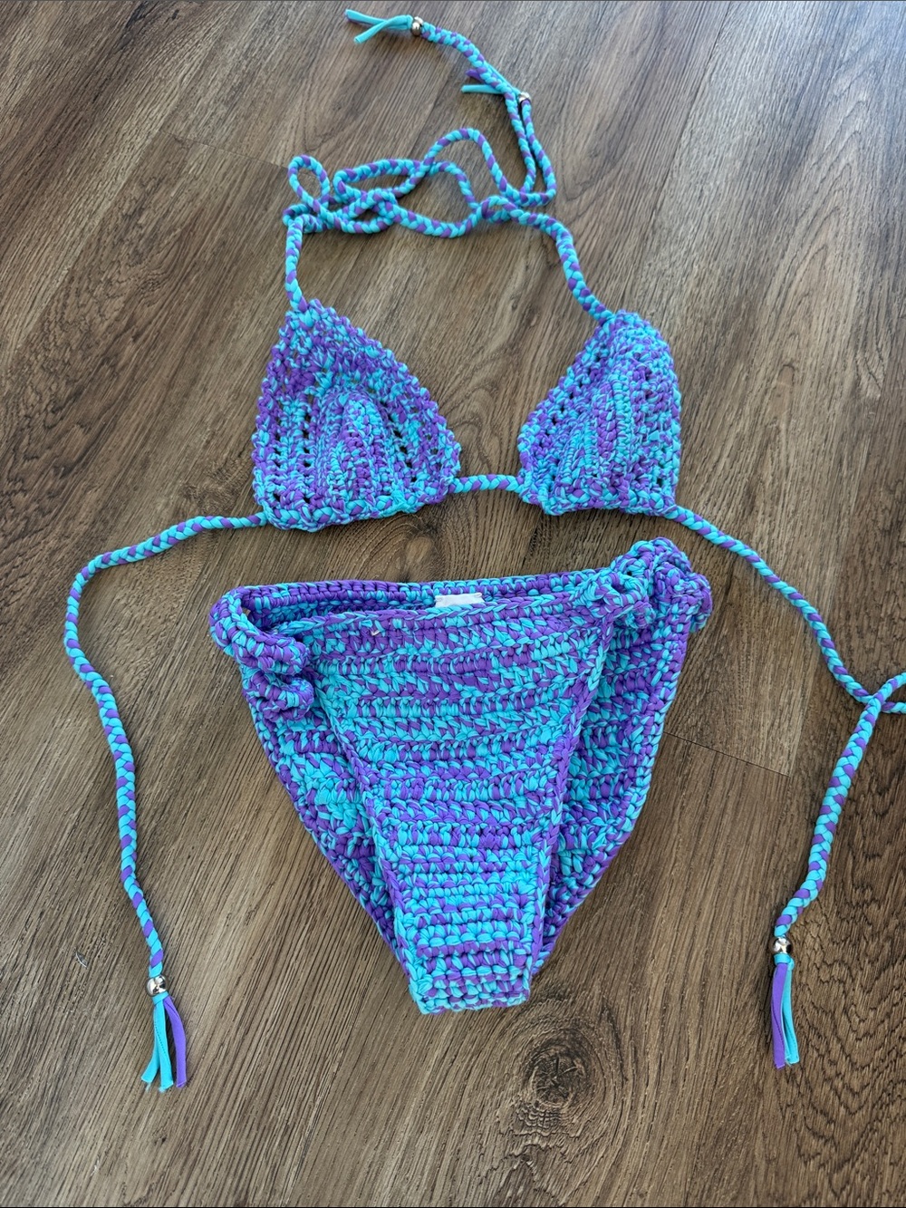 JMP The Label Purple & Teal Bikini Set - Women's Swim